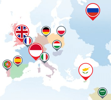 FXPro is represented in many countries