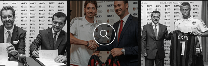 The football club AC Milan is sponsored by GKFX.
